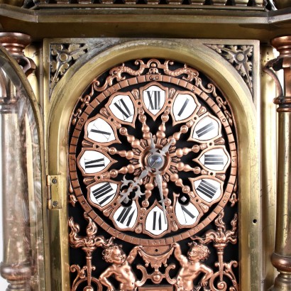 antigüedades, reloj, reloj antigüedades, reloj antiguo, reloj antiguo italiano, reloj antiguo, reloj neoclásico, reloj del siglo XIX, reloj de péndulo, reloj de pared, reloj tríptico