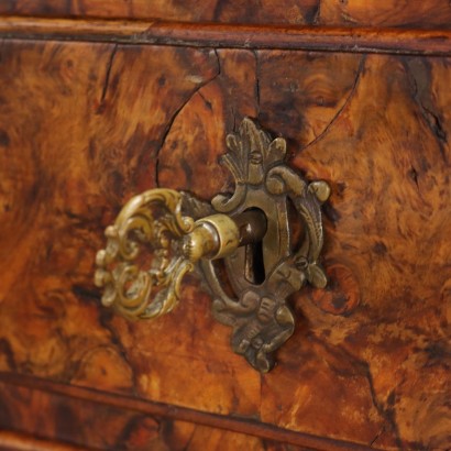 Baroque Desk Walnut Italy XVIII Century