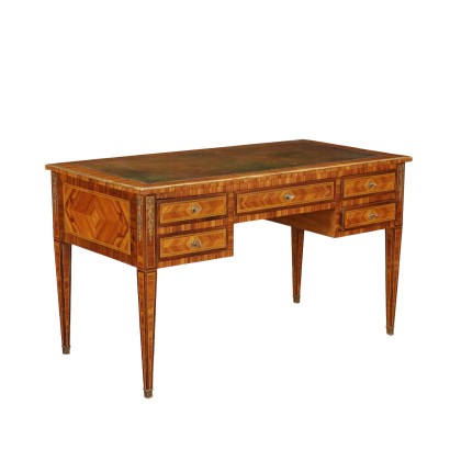 Neoclassical Style Desk Rosewood Italy XX Century