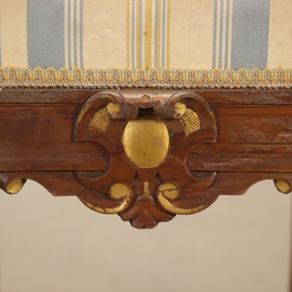 Group of 7 Neo-Renaissance Chairs Walnut Italy XIX Century