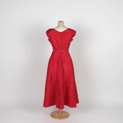 Robe et Boléro Vintage Soie Taille S Italie Années 1950-1960