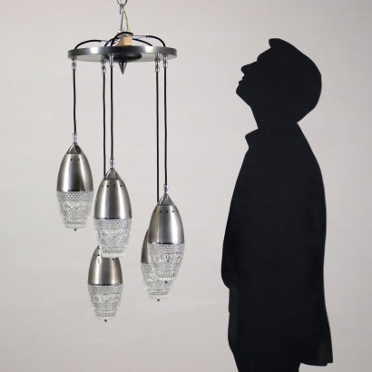 Lampe Metall Italien 1960er