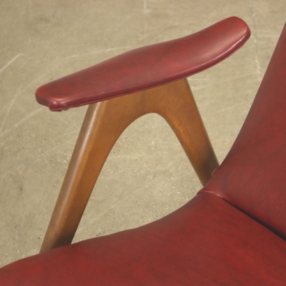 antigüedades modernas, antigüedades de diseño moderno, sillón, sillón de antigüedades modernas, sillón de antigüedades modernas, sillón italiano, sillón vintage, sillón de los años 60, sillón de diseño de los años 60, mecedora de los años 50