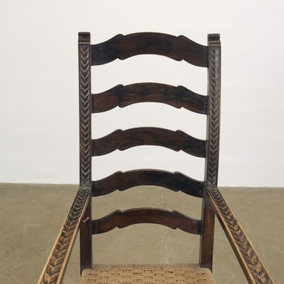arte moderno, diseño arte moderno, silla, silla de arte moderno, silla de arte moderno, silla italiana, silla vintage, silla de los años 60, silla de diseño de los años 60, sillas Troni de los años 30-40