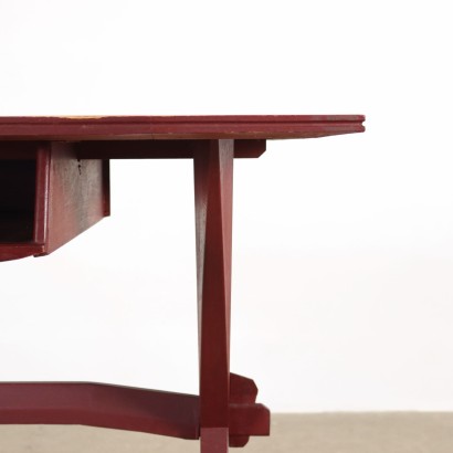 Schreibtisch Holz Italien 1950er