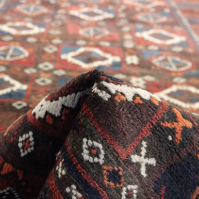 Beluchi Teppich Wolle Großer Knoten Iran 1950er-1960er