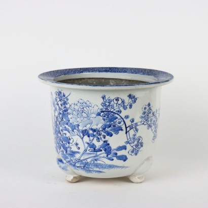 Jardinière Hirado Porcelaine Japon XIX Siècle