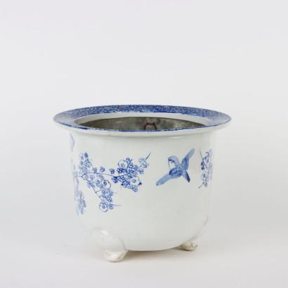 Jardinière Hirado Porcelaine Japon XIX Siècle