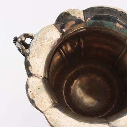 antigüedades, objetos, objetos antiguos, objetos antiguos, objetos italianos antiguos, objetos antiguos, objetos neoclásicos, objetos del siglo XIX, Saracchi Ferruccio Silver Vase