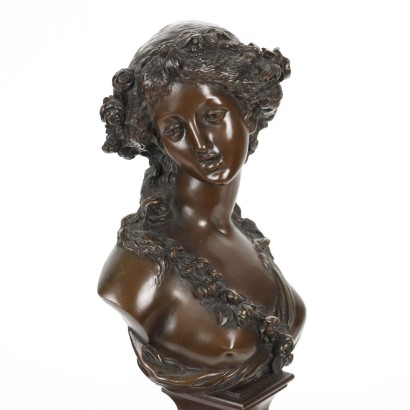 Rodier Tischuhr Bronze Frankreich XIX Jhd