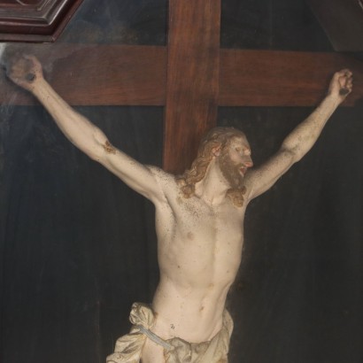 Crucifix Bois Italie XIX Siècle