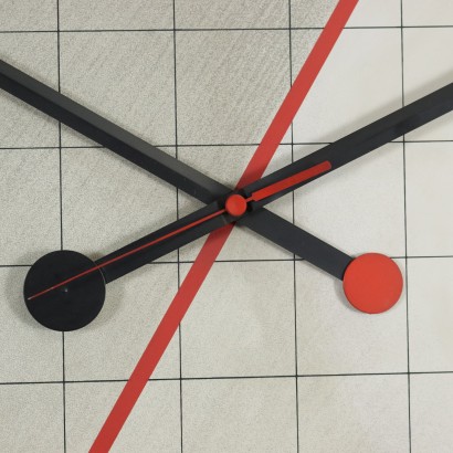 Morphos Clock by K. Delbanco Plastic Italy 1980s