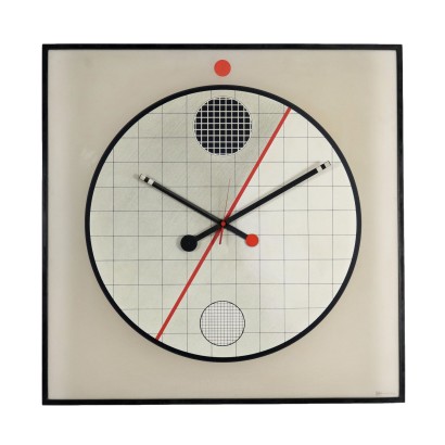 Morphos Horloge Plastique Italie Années 1980