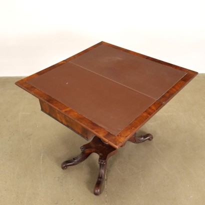 Game Table Mahogany Italy XIX Century