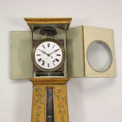 antigüedades, reloj de péndulo, reloj de péndulo antigüedades, reloj de péndulo antiguo, reloj de péndulo italiano antiguo, reloj de péndulo antiguo, reloj de péndulo neoclásico, reloj de péndulo del siglo XIX, reloj de péndulo lacado
