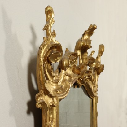 Neo-Baroque Mirror Glass Italy XIX Century