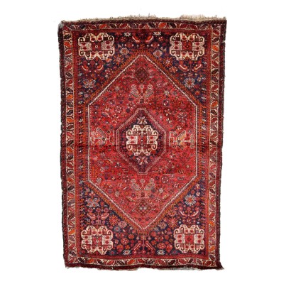 Shiraz Carpet Wool Iran 1960s-1970s