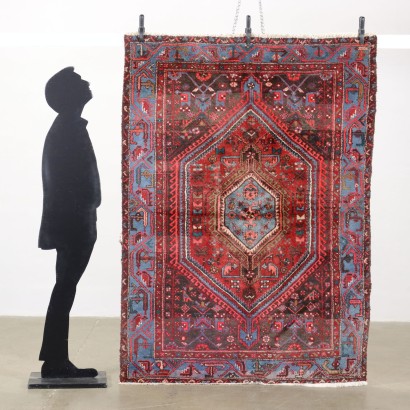 Bidjar Carpet Cotton Big Knot Iran 1960s