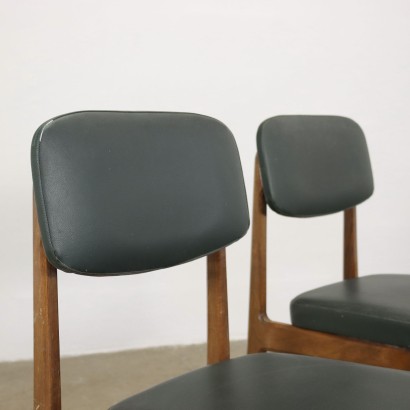 antigüedades modernas, antigüedades de diseño moderno, silla, silla antigua moderna, silla antigua moderna, silla italiana, silla vintage, silla de los años 60, silla de diseño de los años 60, Par de sillas Anonima Castelli Anni