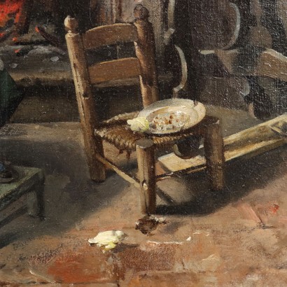 D. Induno Oil on Canvas Italy XIX Century