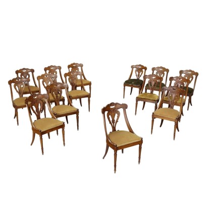 Grupo de 15 sillas de estilo