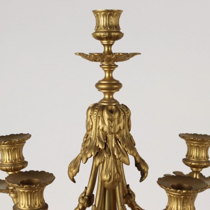 Napoleon III Triptychon Uhr Bronze Frankreich XIX Jhd