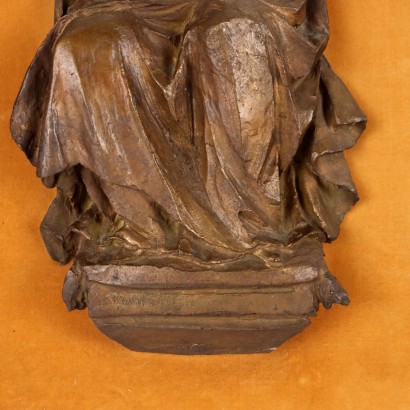 Religious Subject Bronze Sculpture Italy XX Century