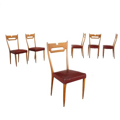 Seis sillas de los años 50