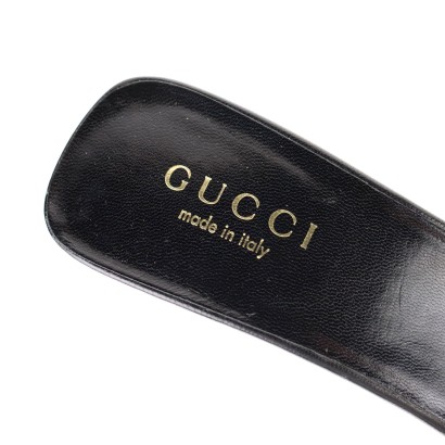 Gucci Slippers Leather Size 5 Italy