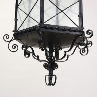 Lantern Wrought Iron Italy XX Century