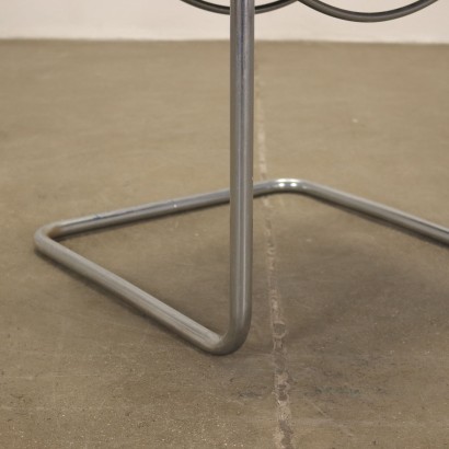 Bauhaus Stil Stuhl Metall Italien 1960er
