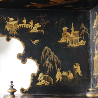 Chinoiserie Corner Cabinets Wood United Kingdom XIX Century