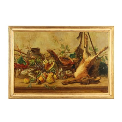 Still Life with Fruit, Game and Fish 1918