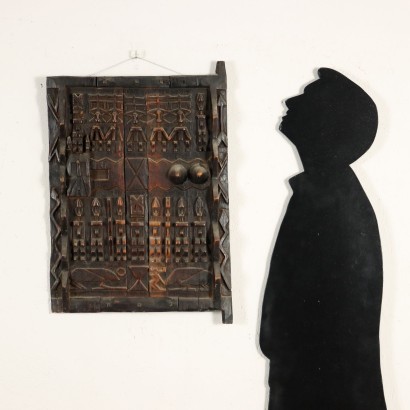 Holzplatte im Dogon-Stil Mali XX Jhd