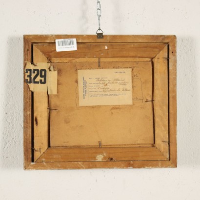 Ottavio Steffenini Oil on Cardboard Italy XX Century