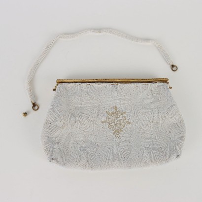 Vintage Handtasche Pailletten Frankreich 1950er