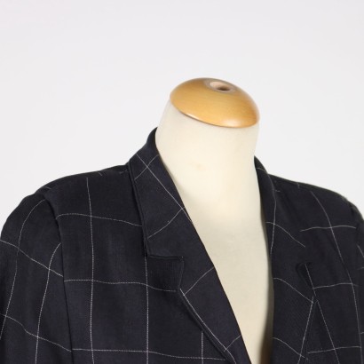 Giorgio Armani Jacket Flax Size 16 Italy 1980s-1990s