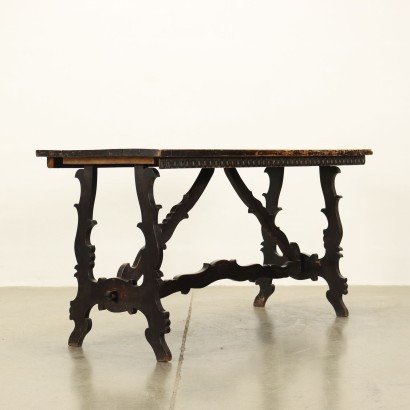 antiguo, mesa, mesa antigua, mesa antigua, mesa italiana antigua, mesa antigua, mesa neoclásica, mesa del siglo XIX, mesa estilo Fratino