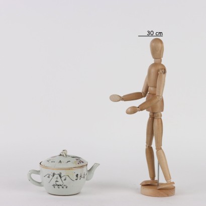 Teapot Porcelain China XIX Century