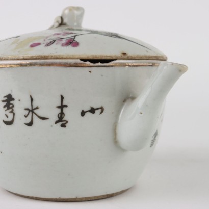 Théière Porcelaine Chine XIX Siècle