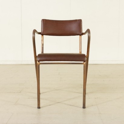 moderne Antiquitäten, moderne Design-Antiquitäten, Stuhl, moderner Antiquitäten-Stuhl, moderner Antiquitäten-Stuhl, italienischer Stuhl, Vintage-Stuhl, 60er-Stuhl, 60er-Design-Stuhl, Five Rationalist Chairs