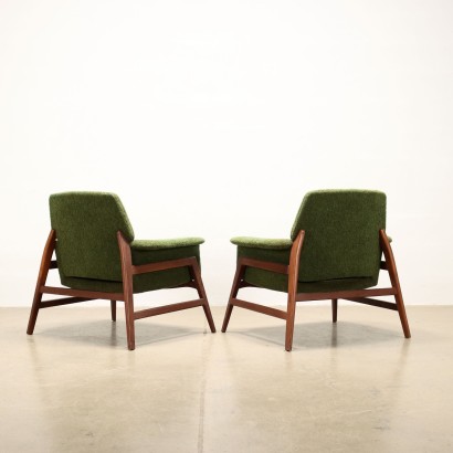 Pair of Armchairs Fabric Italy 1960s
