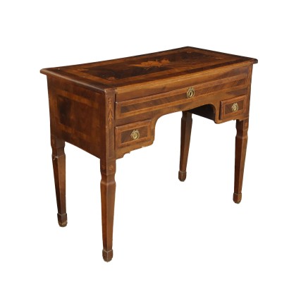 antiguo, mesa, mesa antigua, mesa antigua, mesa italiana antigua, mesa antigua, mesa neoclásica, mesa del siglo XIX, escritorio abierto neoclásico lombardo