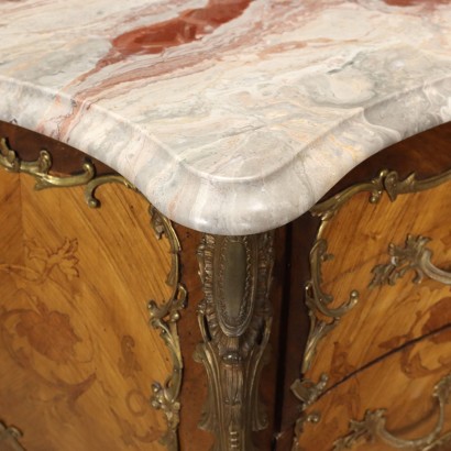 Commode Style Baroque Bois France XX Siècle