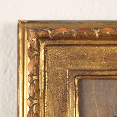 R. Panerai Oil on Wooden Table Italy XIX-XX Century
