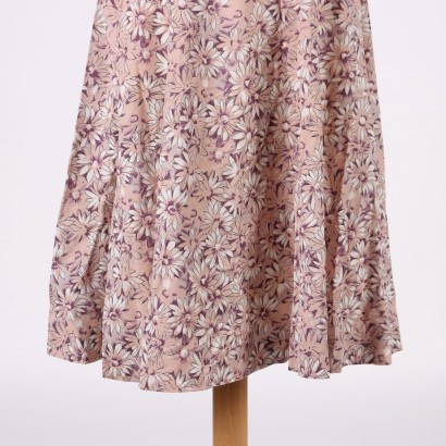 Vintage Kleid Baumwolle Gr. M Italien 1950er-1960er