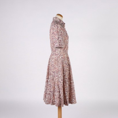 Vintage Dress Cotton Size 14 Italy 1960s
