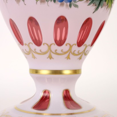modernariato, modernariato di design, vaso, vaso modernariato, vaso di modernariato, vaso italiano, vaso vintage, vaso anni '60, vaso design anni 60,Vaso in Cristallo Moser Boemia