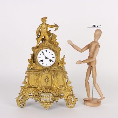 Table Clock Bronze France XIX Century