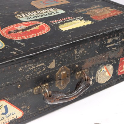 Vintage Trunk Leather Italy 1920s-1930s